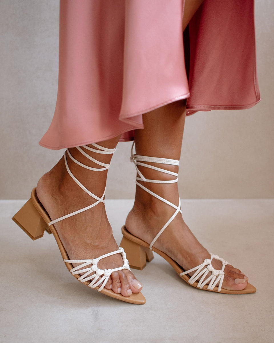 The Mirage Sandal by Alohas White THE SKINNY