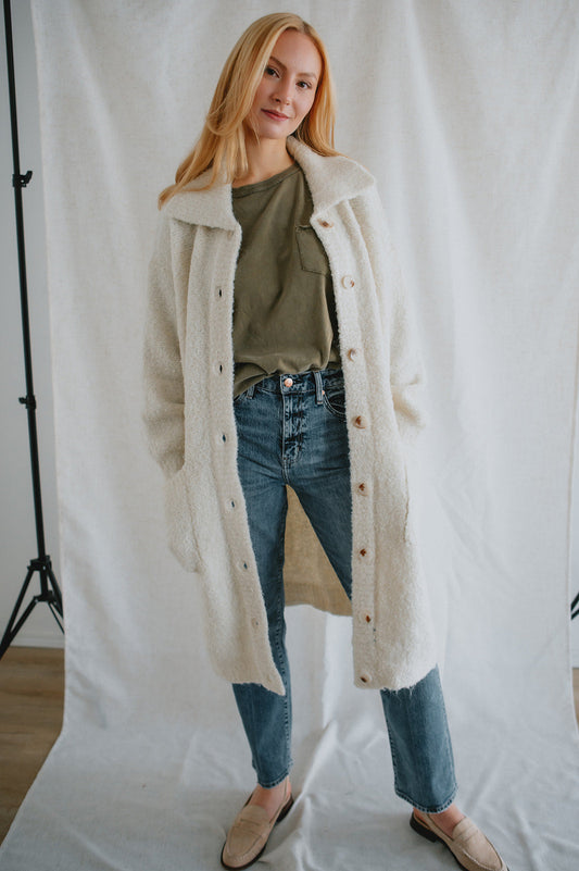 The Schana Long Cardigan by FRNCH