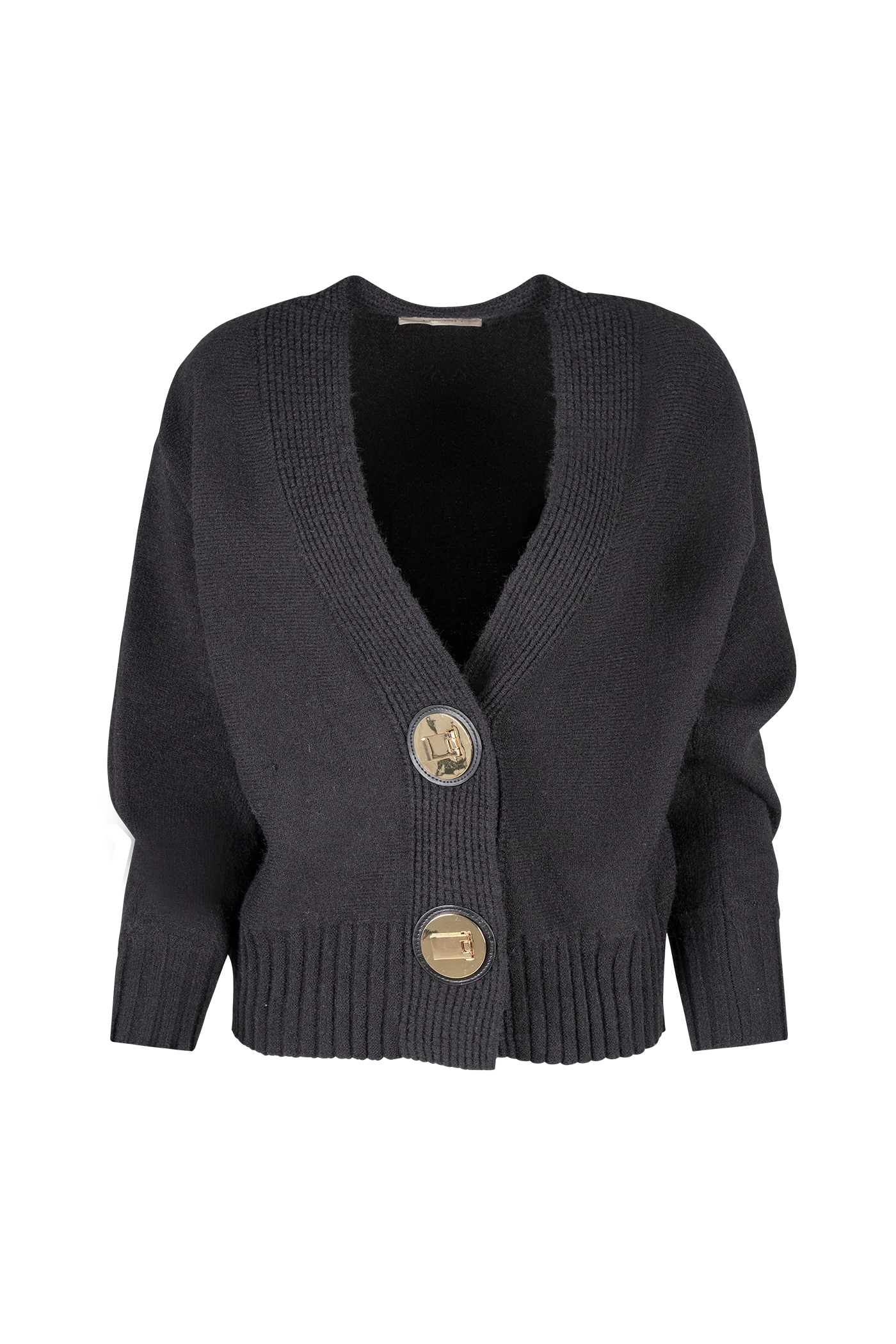 【Tie.Me】 color dot knit cardigan /black Fancy knit cardigan Bicolor For Women | Maje