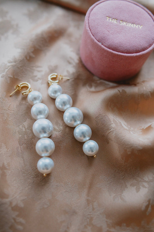The Bardot Drop Earring - Pearl