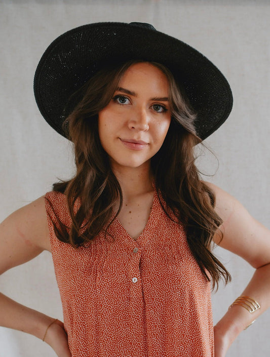 The Blake Paper Straw Fedora by West Von- Noir