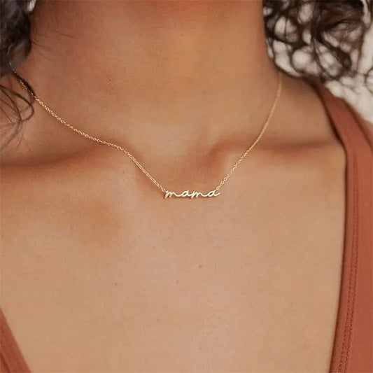 The Mama Necklace - 18k Gold
