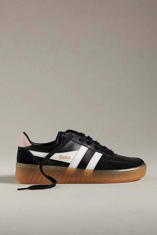 The Grandslam Elite Sneaker - Black + White + Chalk Pink + Gum