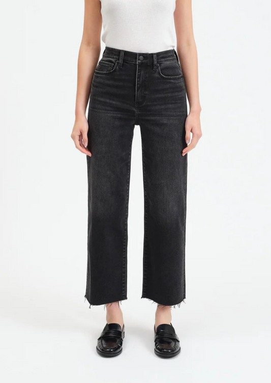 The Pleaser High Rise Wide Ankle Denim by Daze - Twilight