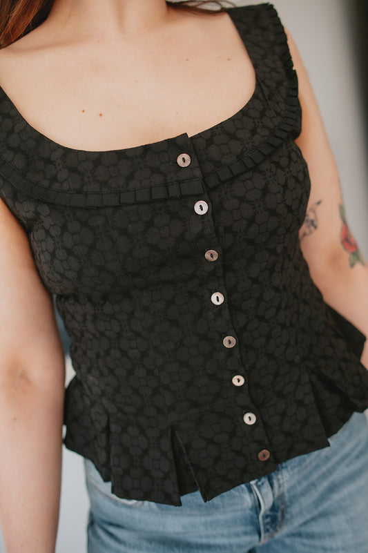 The Finch Top by Heartloom - Black