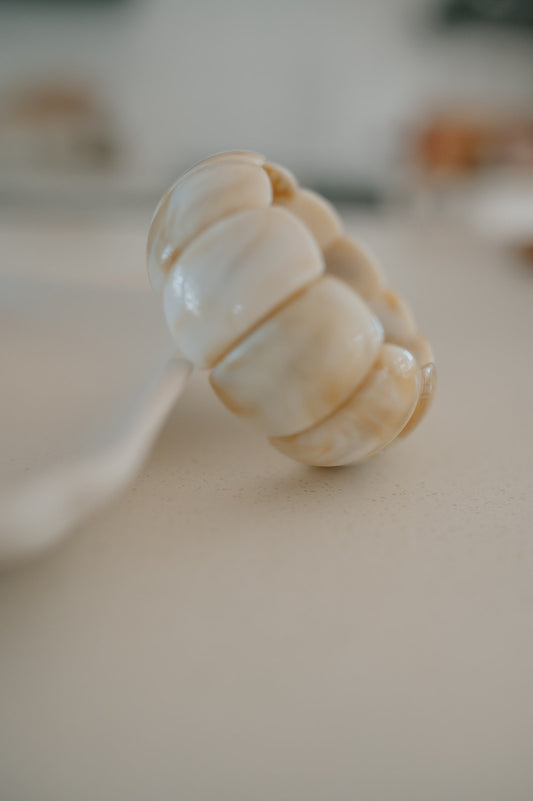 The Soft Sculpt Bracelet - Ivory