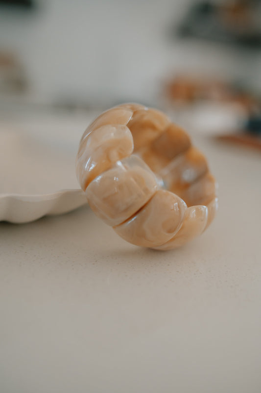 The Soft Sculpt Bracelet - Fawn Brown