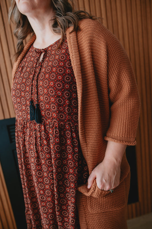 The Erinn Cardigan - Canyon - PLUS