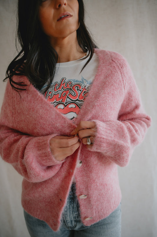 The All Blush Cardigan - Blush