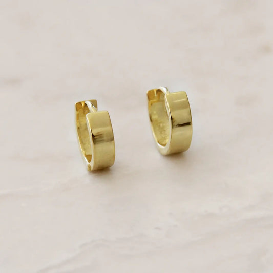 The Brielle Mini Hoops - Gold