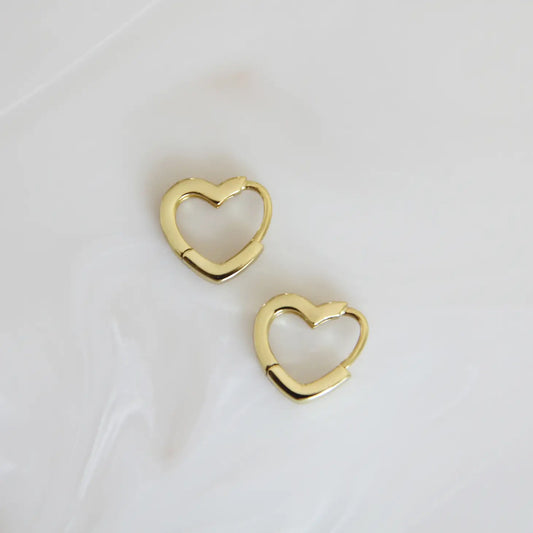 The Open Heart Hoops - Gold