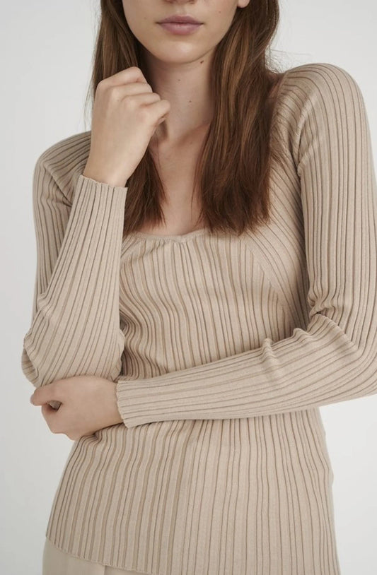 The Gindal Pullover by Inwear - Sandstone - PLUS