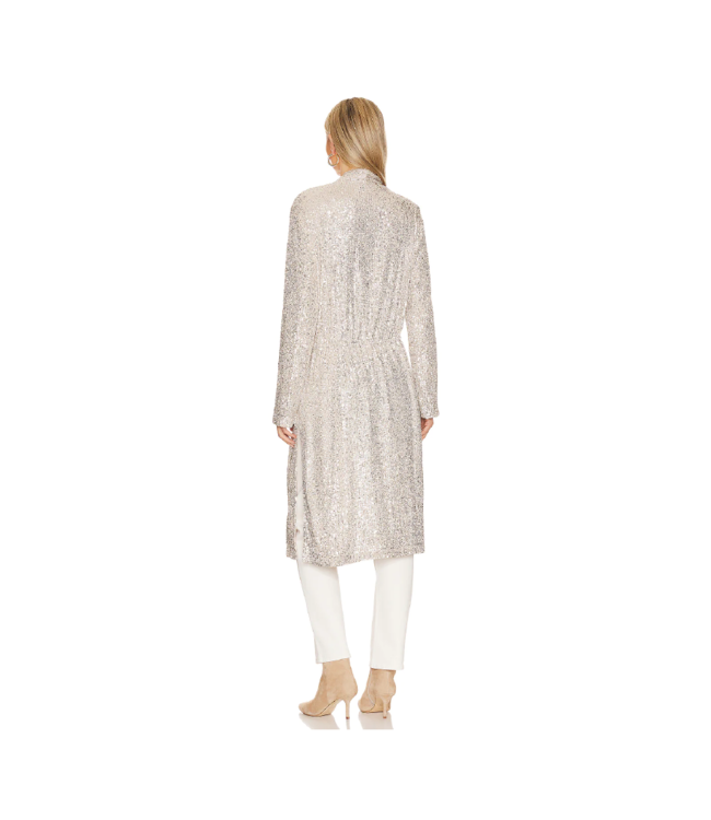 The Show Stopper Sequin Duster Silver