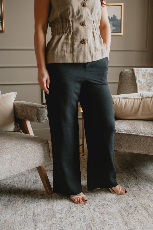 The Avery Trouser - Black