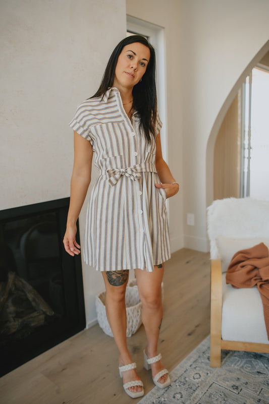 The Keltie Cotton Shirtdress - PLUS