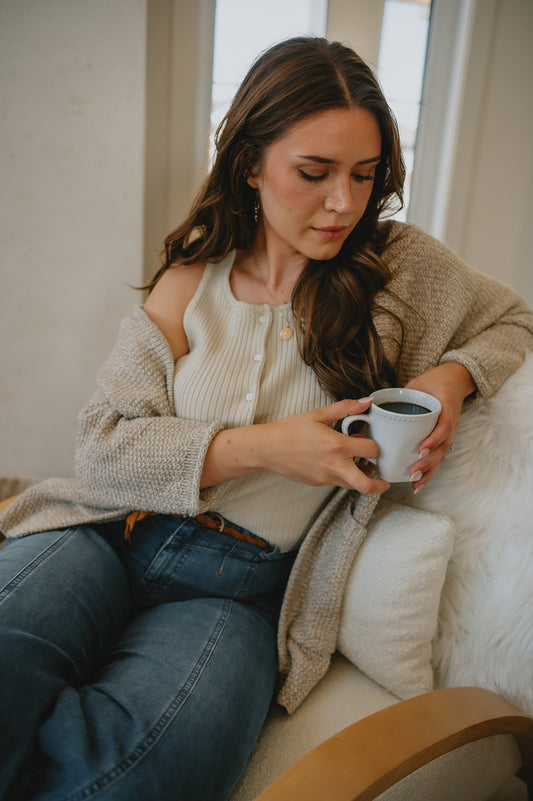 The Erinn Cardigan - Desert Dust