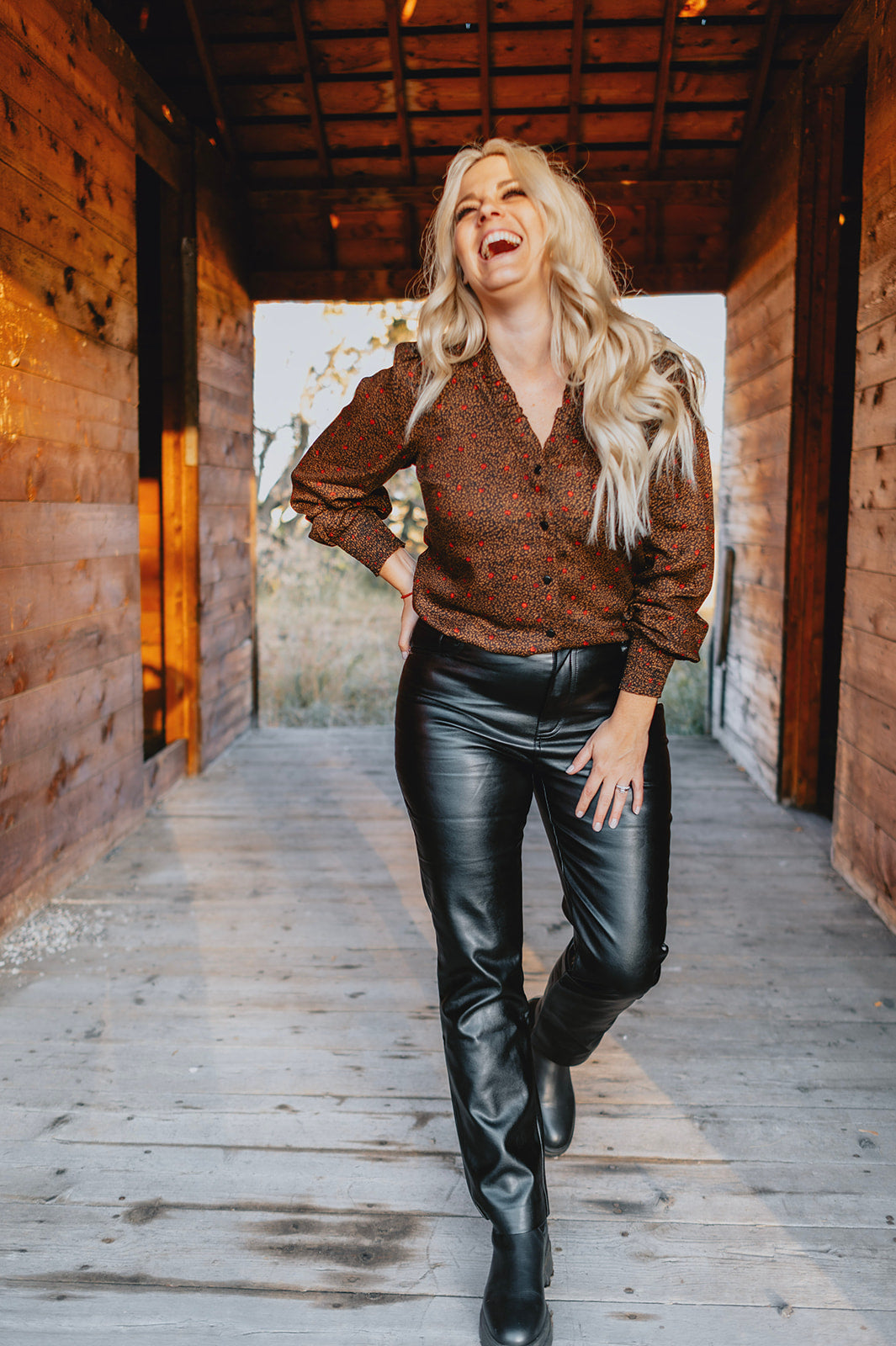 The Josie Vegan Leather Pant - Camel – THE SKINNY