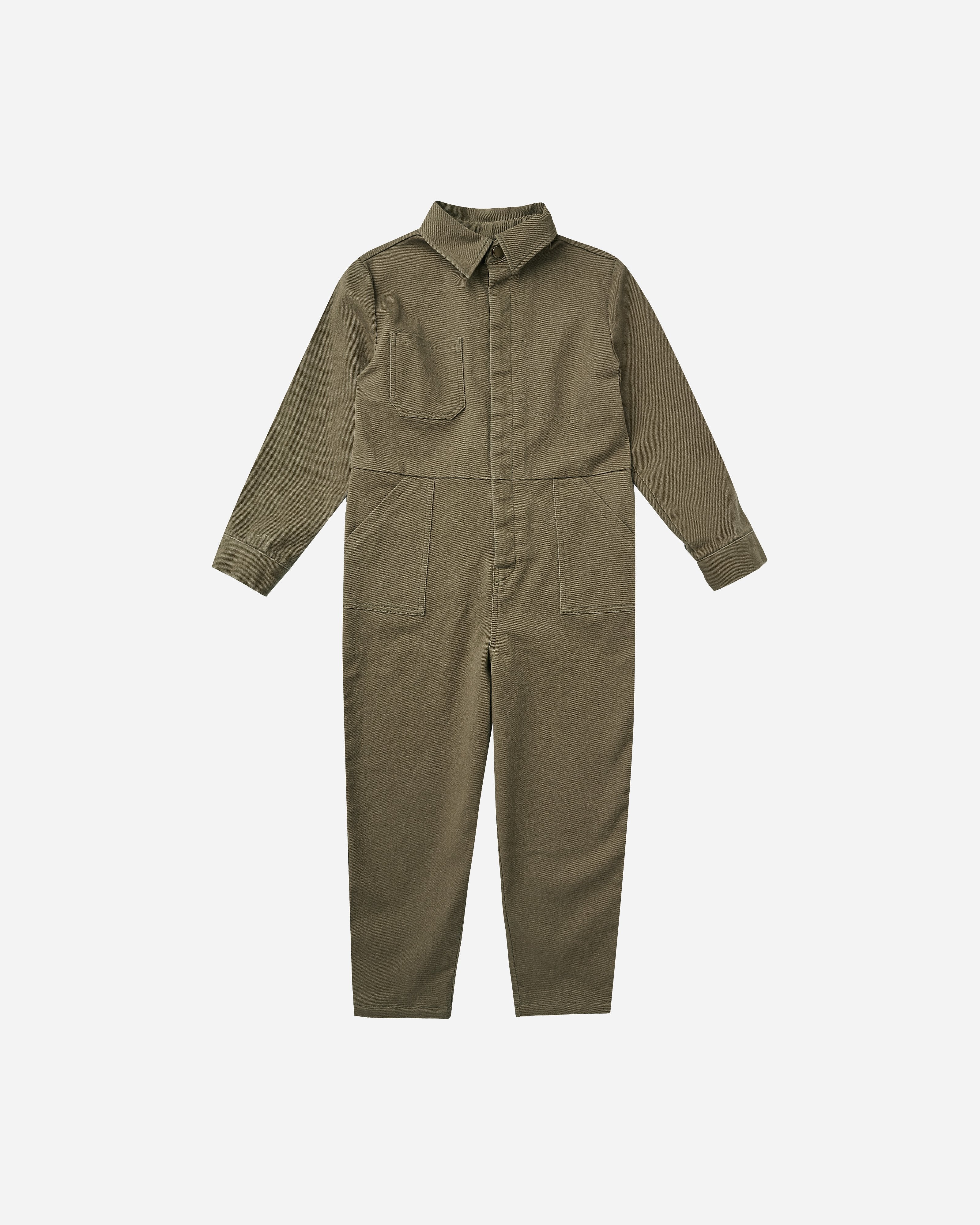 The Coverall Jumpsuit by Rylee & Cru - Olive - KIDS