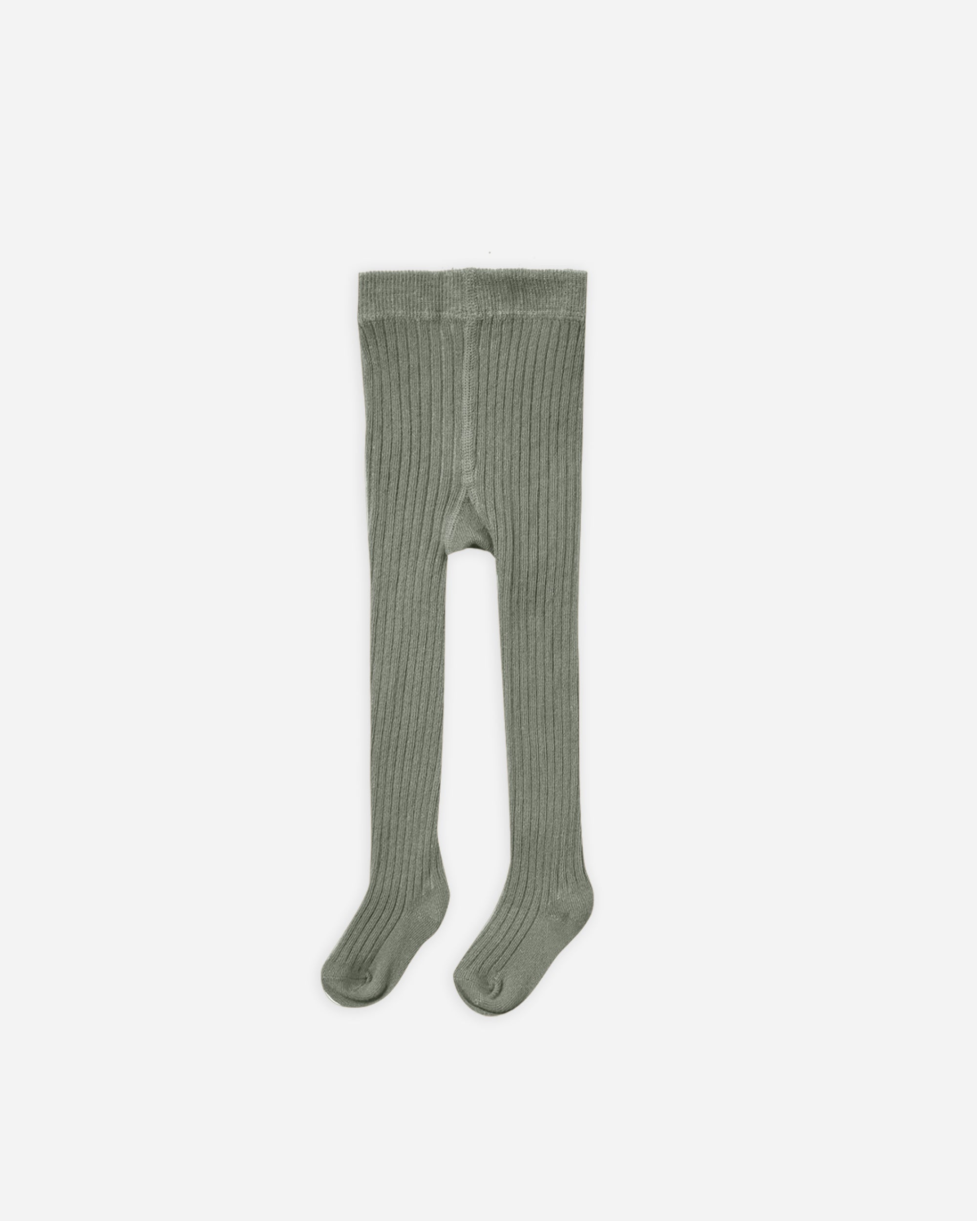 The Solid Ribbed Tights by Quincy Mae - KIDS - Various Colours